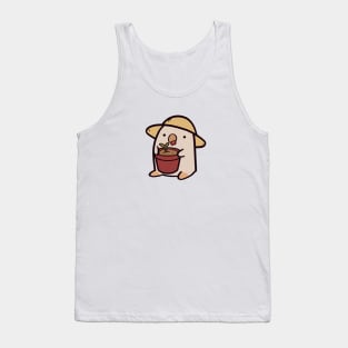 Cute Chicken Plant Lady Tank Top